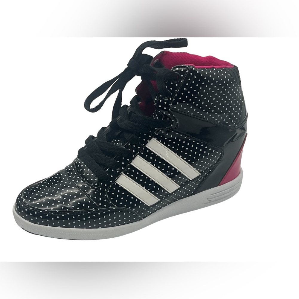 Pre-owned 2013 Adidas neo wedge high tops